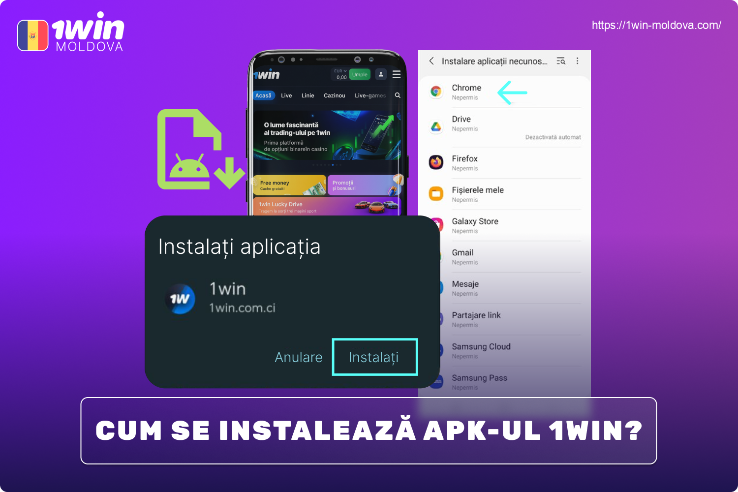 După instalarea aplicației 1win APK, jucătorii din Moldova vor avea acces la toate caracteristicile și funcțiile cazinoului.